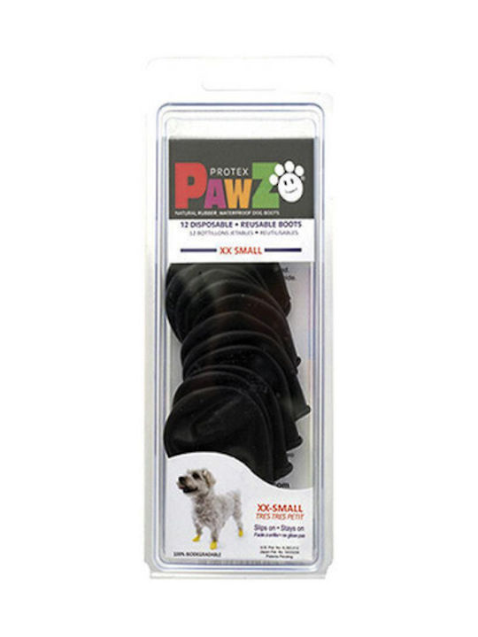 Pawz Pawz Schwarze Stiefelchen XLarge 12Stück