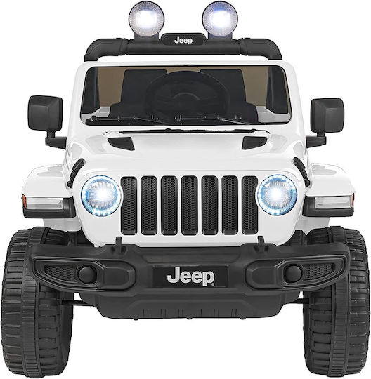 Globo Kids Ride On Cars Two Seater with Remote Control 12 Volt White for 3+ Years