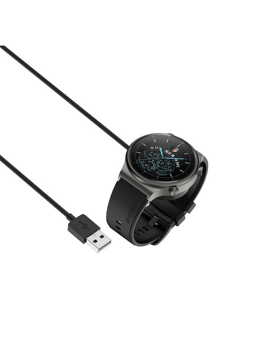 Wireless Charger Wearable Charger Huawei Watch GT3 Pro 46/43 / GT Runner/ GT3 46/42 /Watch 3/3 Pro/ GT2 Pro Blackς