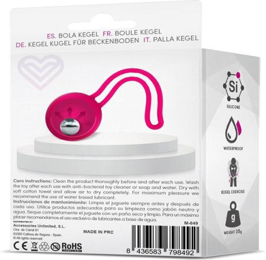 LateToBed Love Balls Fitty 1 Κολπικές Μπάλες 35g Pink