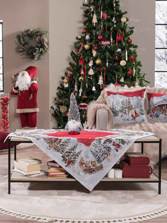 Teoran Weihnachtsdekoratives Kissen Kloten Platz 45x45cm (Μiverse Designs)