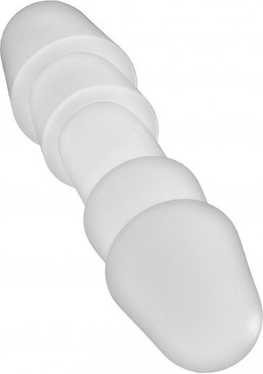 Doc Johnson Vac-U-Lock Double Up Plug 13.5cm σε Λευκό Χρώμα