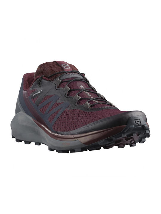 Salomon Sense Ride 4 W Γυναικεία Trail Wine Red / Burgandy / Black