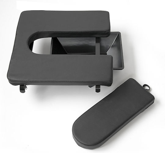 Promoting Medical Promoting Medical Wheelchair 24" Simple Type Wheelchair with Removable Sides/Feet & Companion Brakes 45cm Black