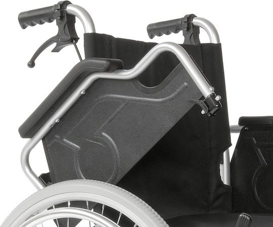 Vita Orthopaedics 09-2-032 VT404 Scaun cu Rotile Pliabil Tip Simplu Scaun cu Rotile din Aluminiu cu Frâne Escort 46cm 09-2-032