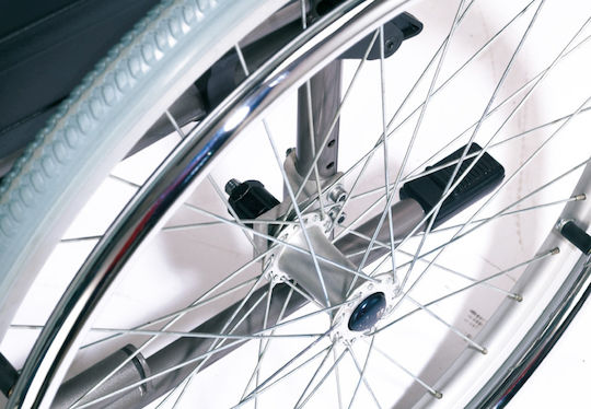 Bischoff & Bischoff S-Eco 300 Deluxe with Solid Wheels Wheelchair 24" Simple Type 49cm