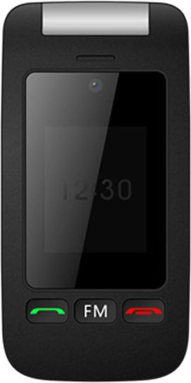 Artfone Artfone C10 Flip Dual SIM Κινητό με Μεγάλα Κουμπιά Μαύρο