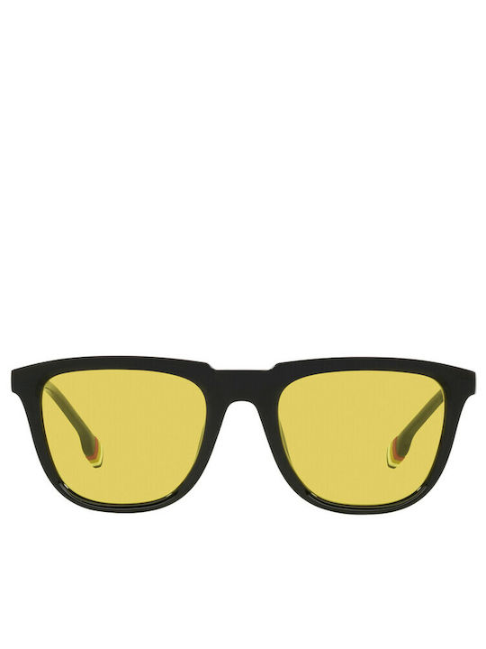 Burberry George Sunglasses Μαύρα with Acetate Frame & Yellow Lens Burberry George Sunglasses Μαύρα with Acetate Frame & Yellow Lens
