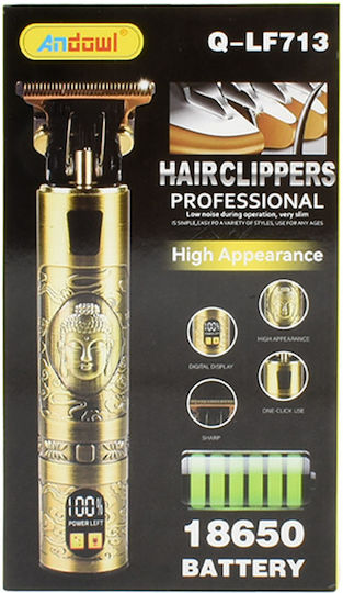 Andowl Rechargeable Hair Clipper Gold Q-LF713