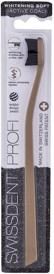 Swissdent Profi Whitening Soft Active Coal Четка за зъби Soft Червен