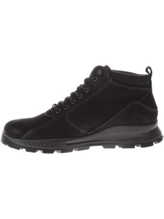 IGI&GO MEN'S LEATHER BOTAN BOOTS, GORE-TEX 2626500, BLACK, Men's