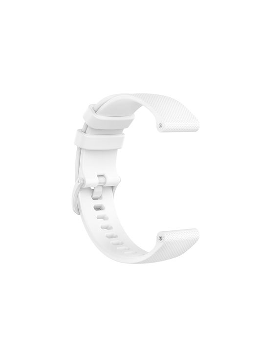 Sonique Dot Band Лента за носене Силикон Бял (Vivoactive 4S / Vivomove 3S)