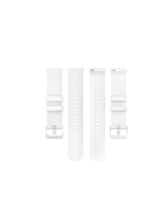 Sonique Dot Band Лента за носене Силикон Бял (Vivoactive 4S / Vivomove 3S)