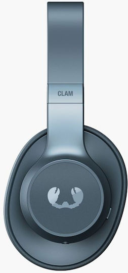 Fresh 'n Rebel Clam Wireless / Wired Over Ear Headphones with 35 hours of Operation Dive Blue