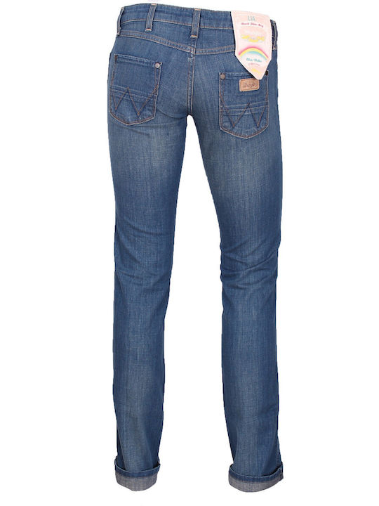 WRANGLER JEANS LIA LOW SLIM BLUE