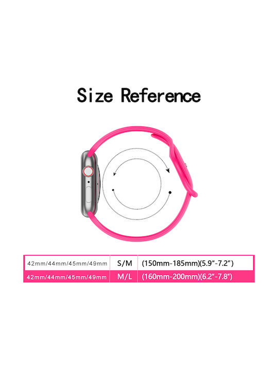 Sonique Butterfly Band Strap Silicone Rose Gold (Apple Watch 44/45/46mm/Ultra 49mm)