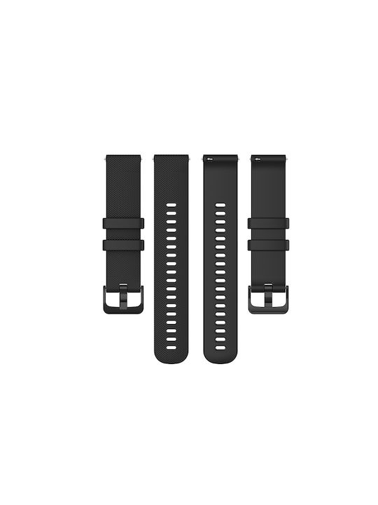 Sonique Dot Каишка Силикон Черен (Garmin forerunner 255/255 music/Venu 2/Vivoactive 4)