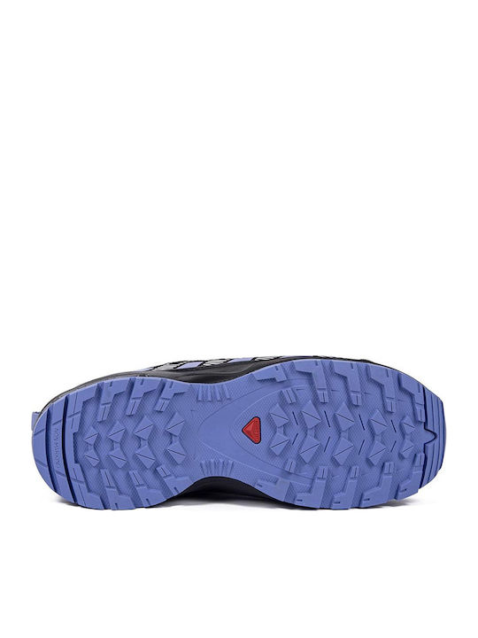 Xa Pro V8 Waterproof Kids Sports Shoes Running with Laces Purple