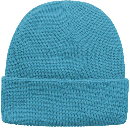 Bold Shadow Dot Шапка Унисекс Шапка с Ребреста Плетка Arctic Blue