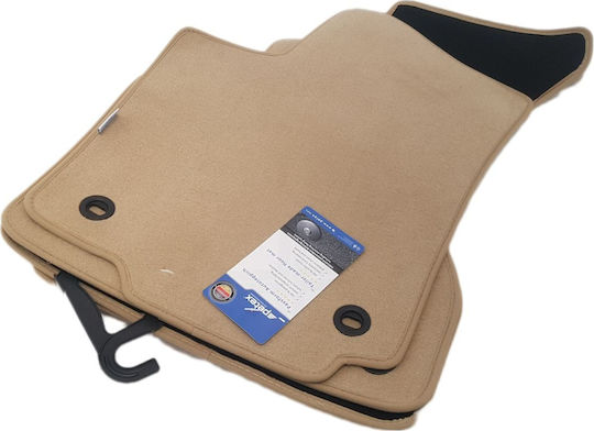 Petex Set of Front and Rear Mats 4pcs for Volkswagen Phaeton 2002-2008 Beige