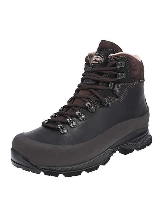 Meindl Bergell MFS Männliche Wanderschuhe Wasserdicht mit Gore-Tex-Membran Braune
