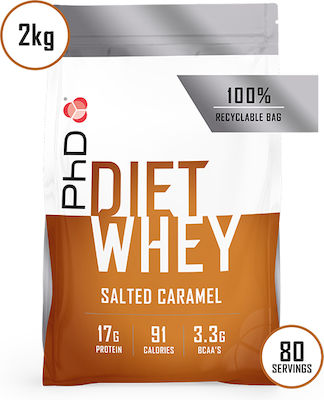 PhD Diet Whey Πρωτεΐνη Ορού Γάλακτος με Γεύση Salted Caramel 2kg