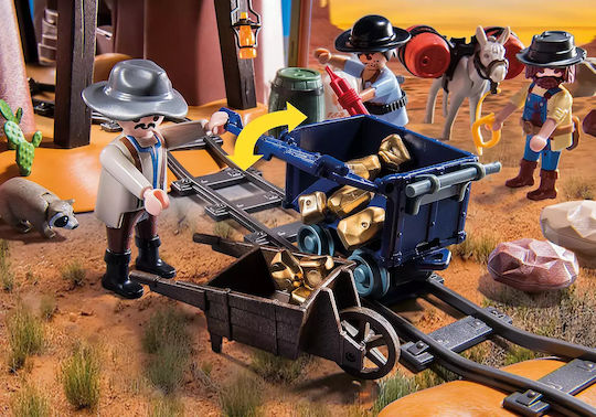 Playmobil Western Goldmine & Gold Diggers des Wilden Westens für 4-10 Jahre