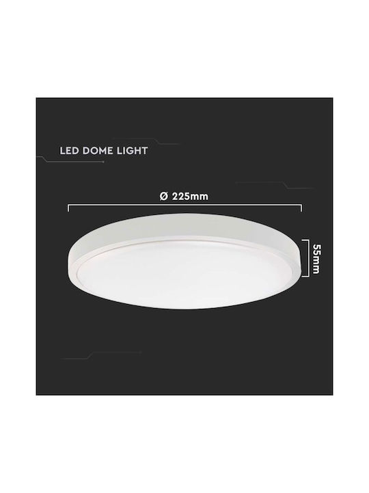 V-TAC Deckenleuchte für den Außenbereich mit integriertem LED in Weiß Farbe 7616