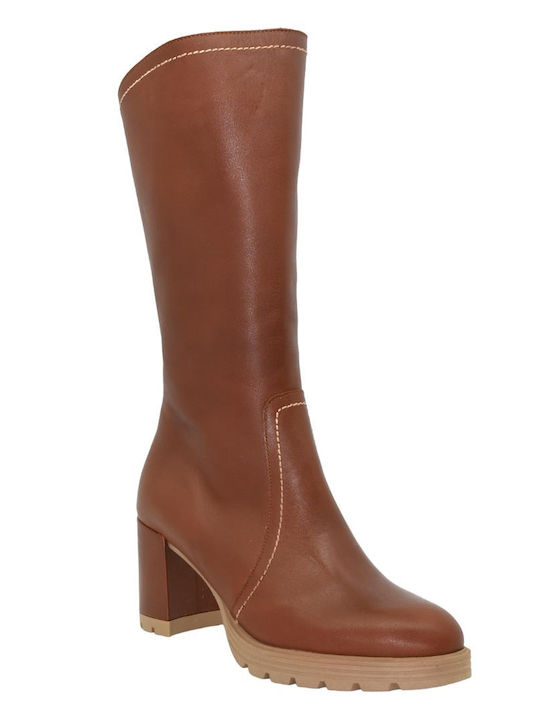 Leather boots Viguera 8162 Brown