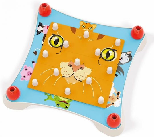Puzzle pentru Copii Guess the Animal pentru 3+ ani+ Ani 18buc Quercetti