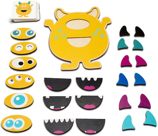 BS Toys Monster Twins Educational Game Knowledge for 3+ years Years Old