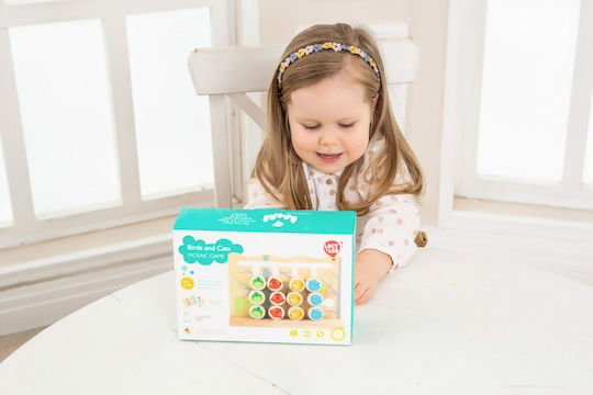 Lucy & Leo Αντιστοίχισης Πουλάκια-Γάτα Educational Game Knowledge made of Wood for 3+ years Years Old