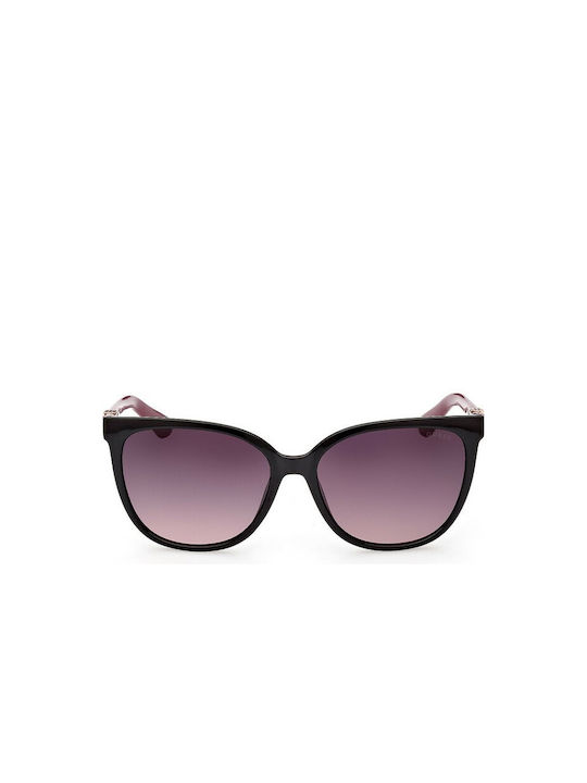Guess Women's Sunglasses with Black Plastic Frame and Purple Gradient Lens GU7864 05B