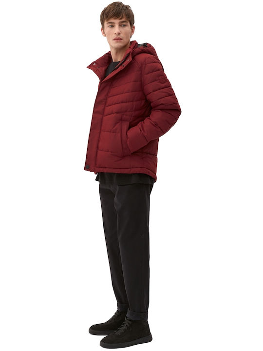 Winter Jacket Puffer Burgundy