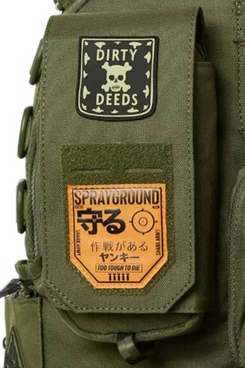 Sprayground Unisex Special Ops Check DLXSV Backpack 910B5428NSZ Black/Grey