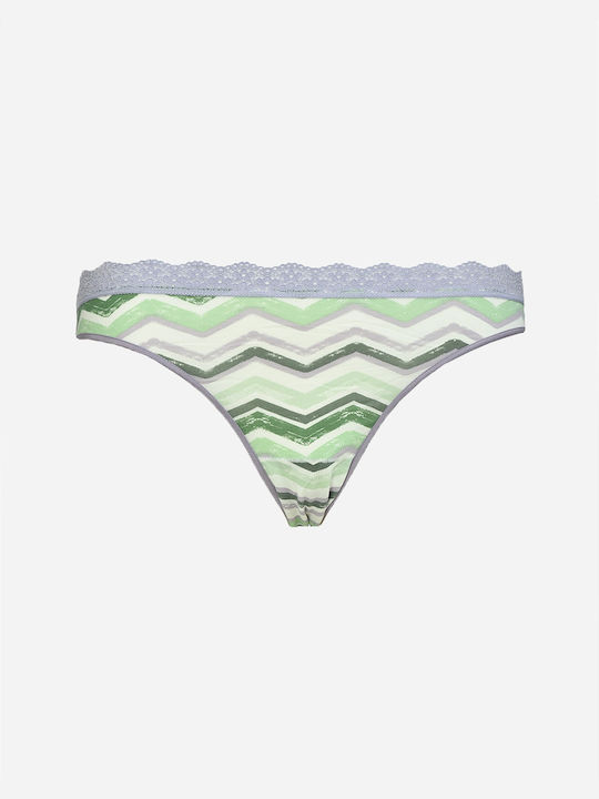 Apple Boxer Women's Slip 2Pack with Lace Green