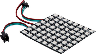 GloboStar LED Beschriftung 8x8cm RGB