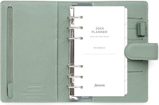 Filofax Norfolk Organizer Gray Leather 15x19.4cm