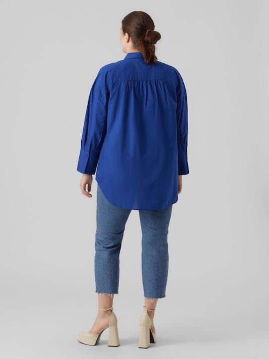 Vero Moda Women's Long Sleeve Shirt Blue