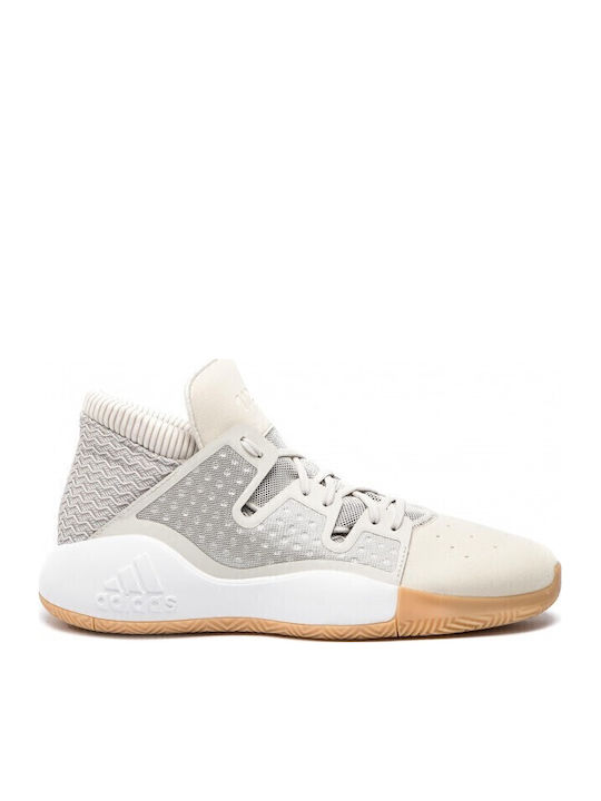 Pro Vision Χαμηλά Μπασκετικά Παπούτσια Raw White / Light Brown / Gum