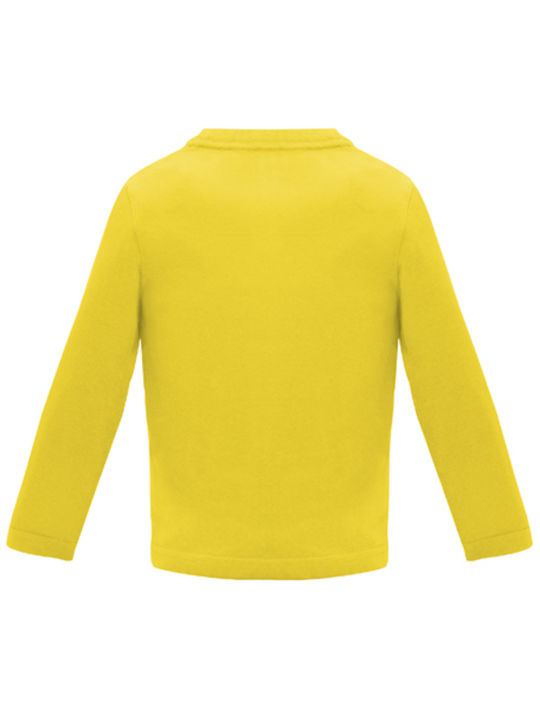 Kids Long Sleeve Top "My Dad Rocks", Lemon