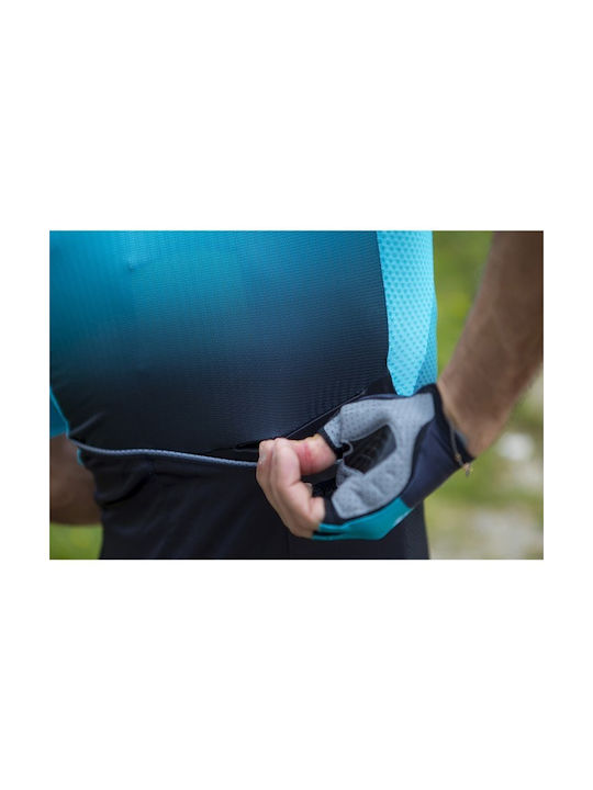 Nalini Bas Ergo Fit Short Sleeves Cycling Jersey Turquoise