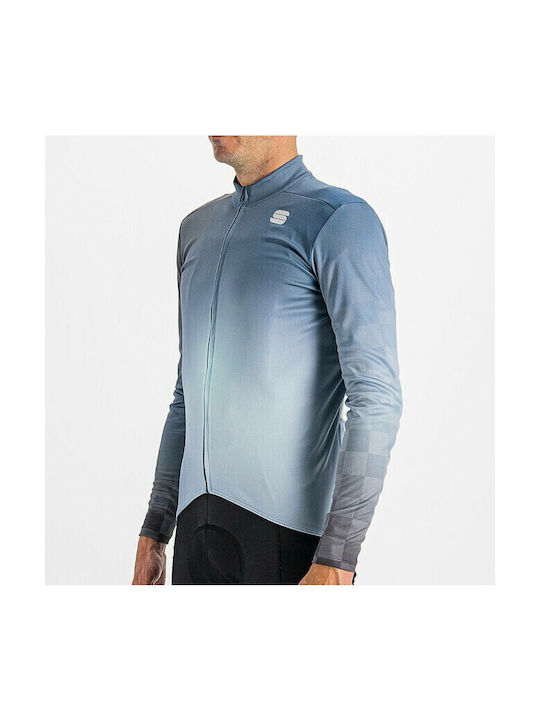 Sportful Rocket Thermal ZLV051 Ανδρική Μακρυμάνικη Μπλούζα Ποδηλασίας Μπλε