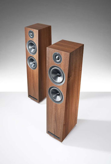 Acoustic Energy 103 Paar Hi-Fi Lautsprecher Boden 175W 2 Anzahl von Fahrern B18.5xT28xH85cm. Walnuss
