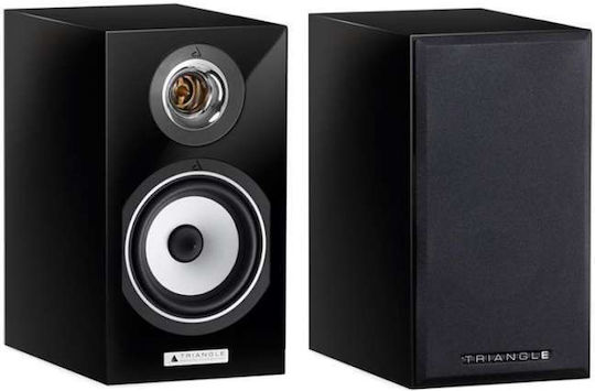 Triangle Esprit Titus Ez Pair of Hi-Fi Speakers Bookself 60W 2 No of Drivers W16.8xD30.5xH30.5cm. Black