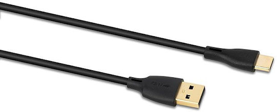 QED QED USB Typ-C Kabel USB-A Schwarz 1,5m