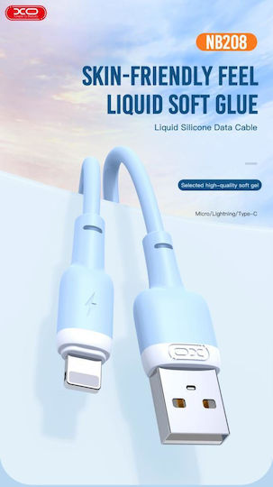 XO NB-208B USB 2.0 Cable USB-C Male - USB-C 60W PD Black 1m 16.005.0199
