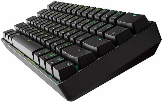 HK Gaming GK61 Gaming Mechanical Keyboard 60% with Gateron Red switches and RGB lighting (US English)