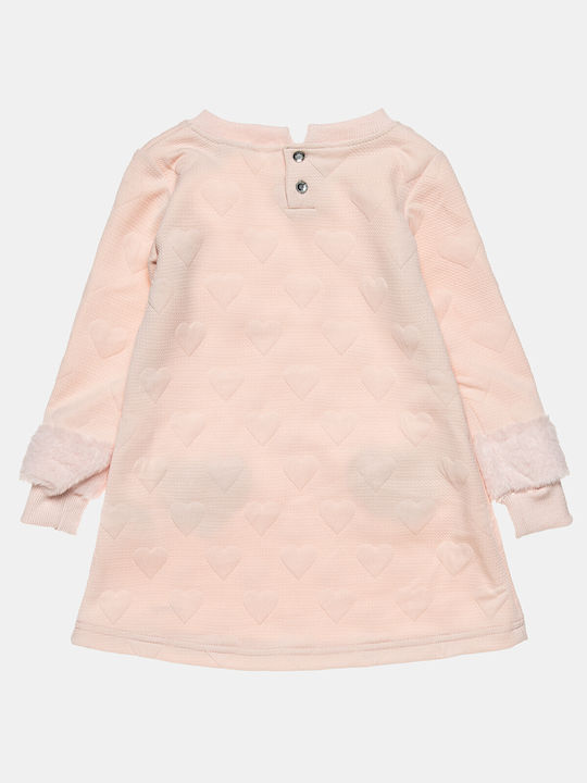 Alouette Kids Dress Long Sleeve Pink