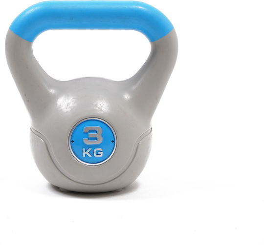 AMILA Kettlebell Vinyl 3kg Blue
